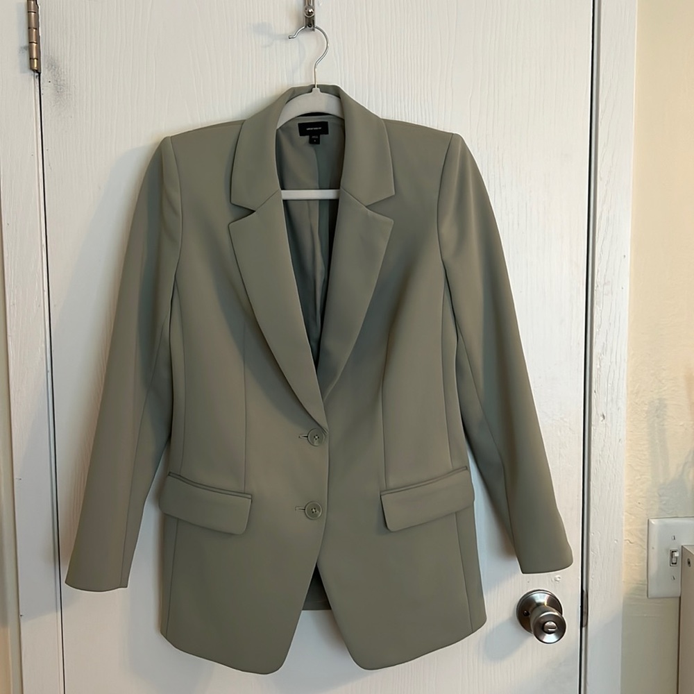 Sage green blazer for women. From express. Size small.